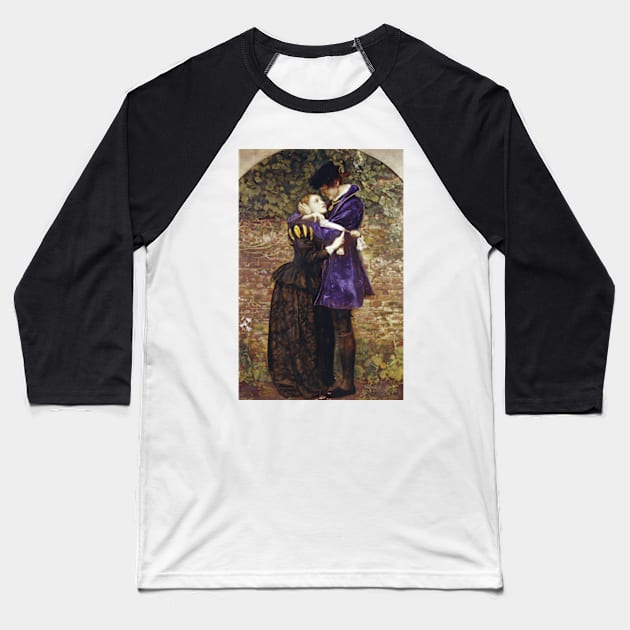 John Everett Millais - The Huguenot Baseball T-Shirt by jandesky